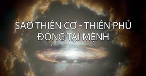 sao thiên cơ, thiên phủ đóng tại mệnh