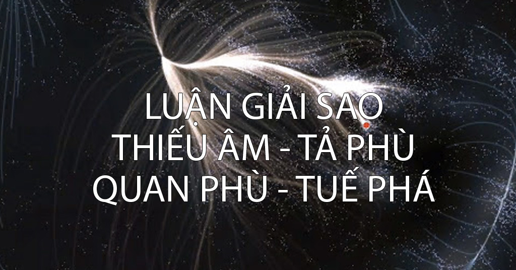 Luận giải sao thiếu âm, tả phù, quan phù, tuế phá